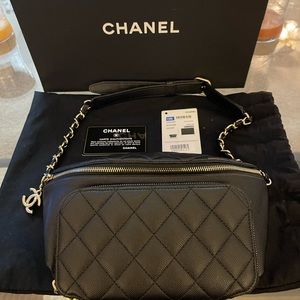 Chanel Waist Bag with gold accents